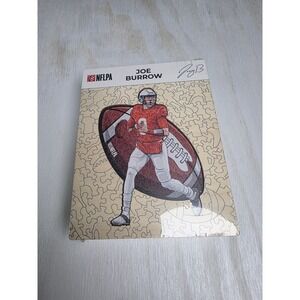 NFLPA Joe Burrow Wooden Puzzle Size S 150 Pcs 8.3x 11.8 Inches-New-US Seller